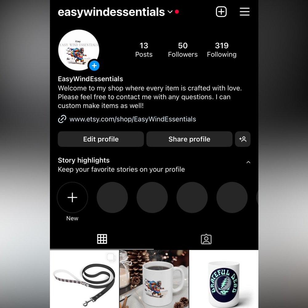 Follow my Etsy and Instagram account!!!